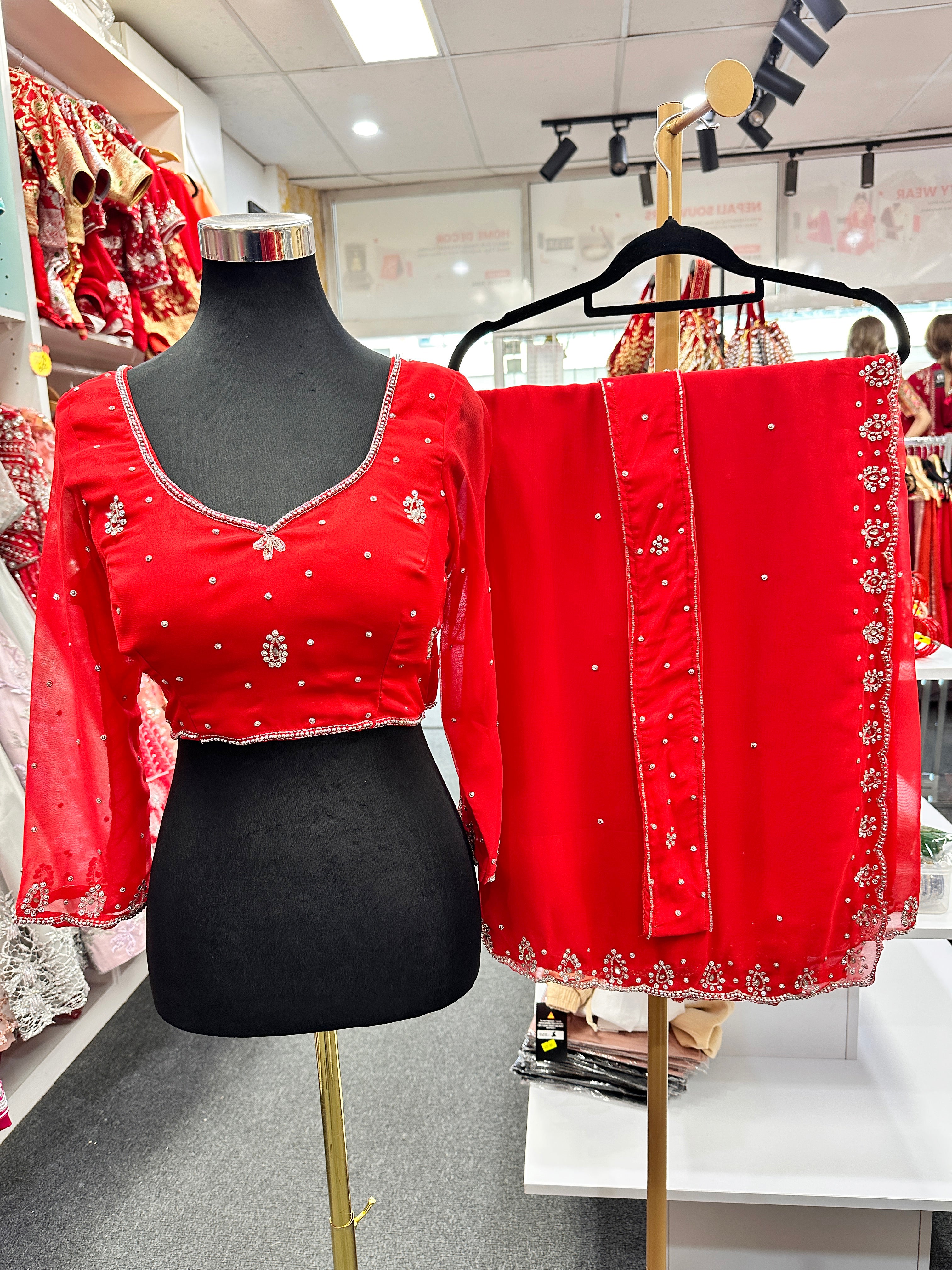 Hand Work Boutique Saree Gn